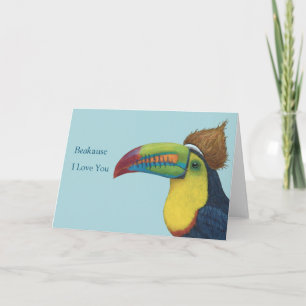 De Remerciements Drôle BEAK parce que je t'aime carte