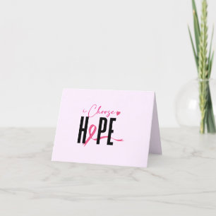De Remerciements encouragement carte cancer je choisis espoir