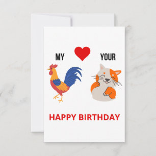 De Remerciements Funny naughty carte d'anniversaire pour adulte pou