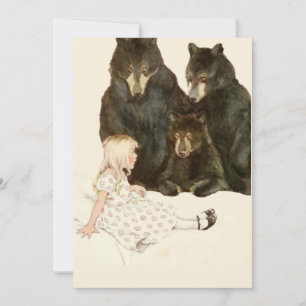 De Remerciements Goldilocks et la carte des trois ours