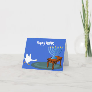 De Remerciements Happy HONK Hannukah carte