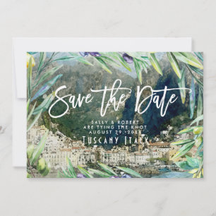 De Remerciements Italie amalfi olives mariage enregistrer la carte 