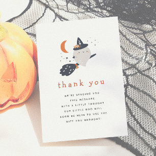De Remerciements Jeter Un oeil à un Boo Halloween Baby shower Carte