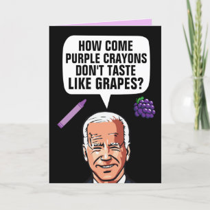 DE REMERCIEMENTS JOE BIDEN FUNNY PENSAIT PROVOQUER LA CARTE D'ANNIV