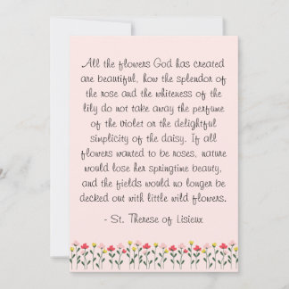 De Remerciements La Petite Carte Fleur