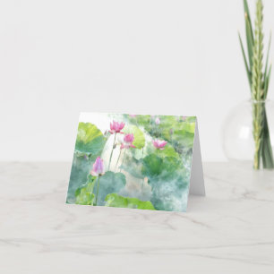 De Remerciements Lotus All Occasion Carte pour notes