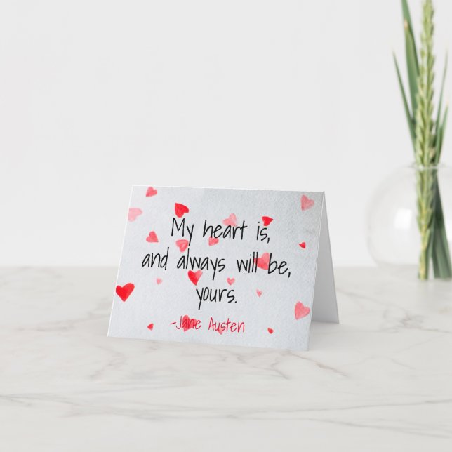 De Remerciements Mon coeur est et sera toujours votre carte (Devant)