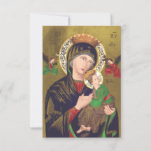 Notre-Dame du Perpétuel Secours Carte Sainte