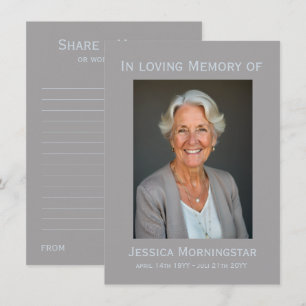 De Remerciements Partagez une carte mémoire + votre texte et photo