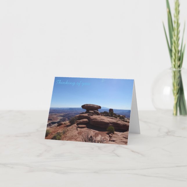 De Remerciements Penser à votre carte - Canyonlands (Devant)