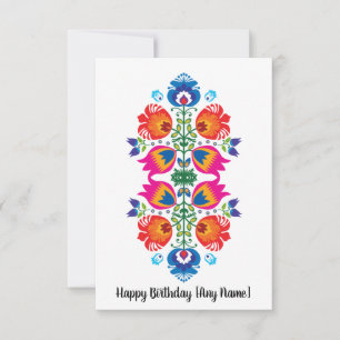 De Remerciements Personnalisable Folklore Bonne carte d'anniversair