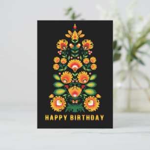 De Remerciements Personnalisable Folklore Bonne carte d'anniversair