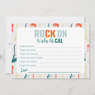 De Remerciements Rock n Roll Rockstar souhaite la carte d'anniversa