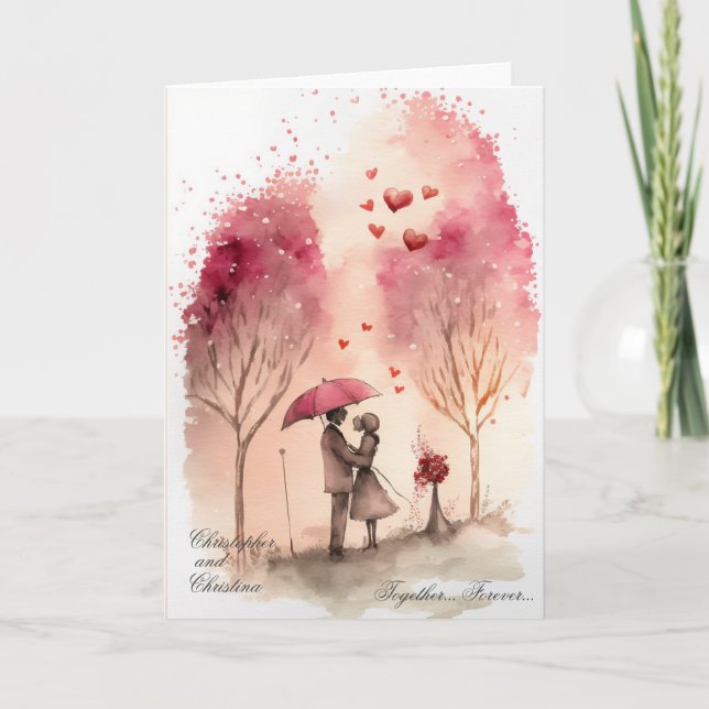 De Remerciements Saint Valentin/ Anniversaire/ Carte d'amour (Devant)