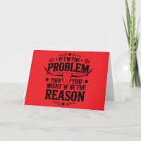 Si je suis le problème... Carte vierge