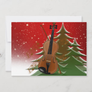 De Remerciements Violon à Noël, Joyeux Noël, Carte