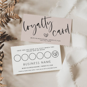 De Rendez-vous Carte Punch Boho Pink Loyalty Moderne