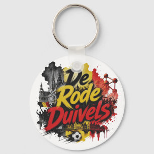De Rode Duivels - Belgium national team nickname Keychain