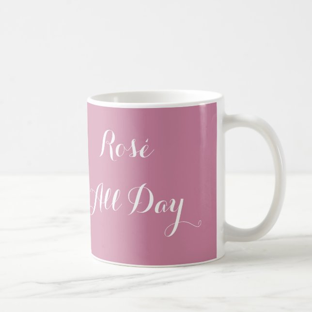 De rosé tasse toute la journée (Droite)