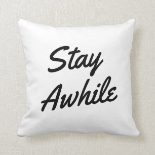De "séjour coussin typographique pendant quelque