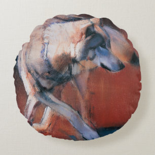 De Siberie 2001 Round Pillow