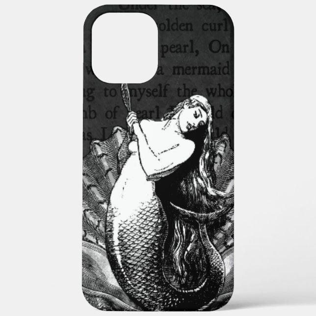 +{{ de Sirène victorienne }}+ coque iphone Coque-M (Verso)