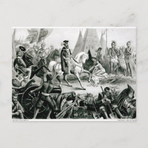 De Soto Discovering the Mississippi Postcard