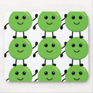 De Souris Tapis motif petits pois souriants – Décoration fun