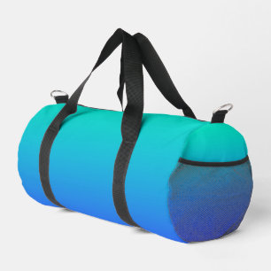De Sport Aqua Blue Gradient Week-end Travel Duffel Sac
