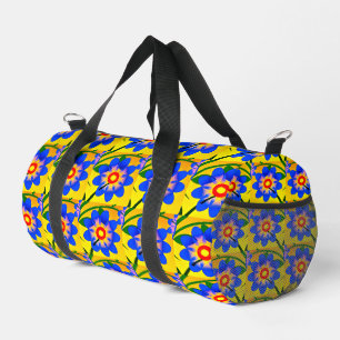 De Sport Jolie Fleurs Abstraites Motif Imprimer Couper Sac