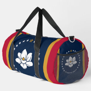 De Sport Print Cut Sac à coudre avec le drapeau du Mississi