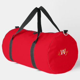 De Sport Sac à bagages rouge minimaliste