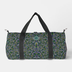 De Sport Sac à coudre Art nouveau vert foncé et à bords