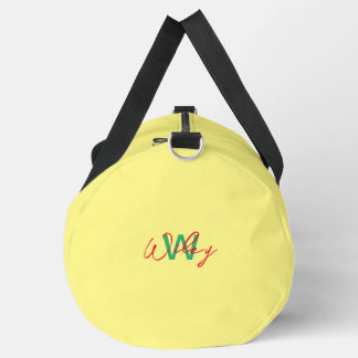 De Sport Sac à double affaires minimaliste jaune citron
