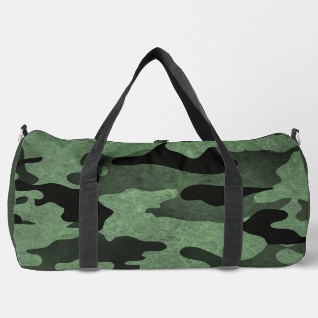 De Sport Sac à double camouflage vert (Recto)
