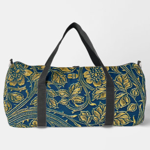 De Sport Sac double en or en fleurs élégance