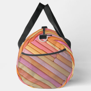 De Sport Sac Pastel Géométrique Grand Duffet Personnalisé