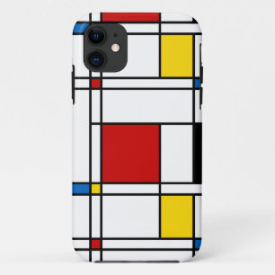 De Stijl Pattern iPhone 11 Case