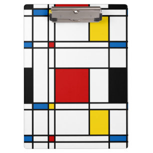 De Stijl Pattern Clipboard