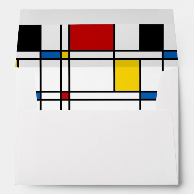 De Stijl Pattern Envelopes (Back (Bottom))