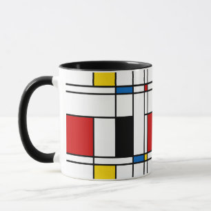 De Stijl Pattern Mug