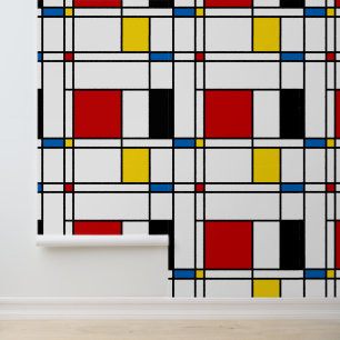 De Stijl Pattern Wallpaper