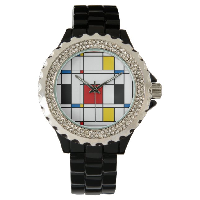 De Stijl Pattern Watch (Front)