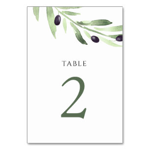 De Table aquarelle oliveraie Tableau Numéro 2