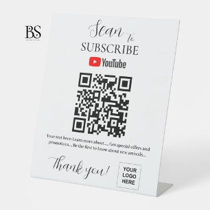 De Table Code QR Youtube Abonnez-vous SIGNE CENTRALE