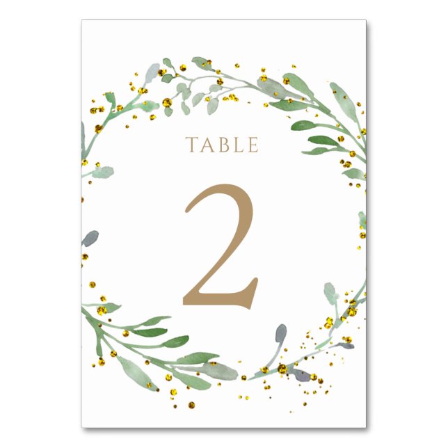 De Table couronne d'aquarelle Tableau Numéro 2 (Par défaut)