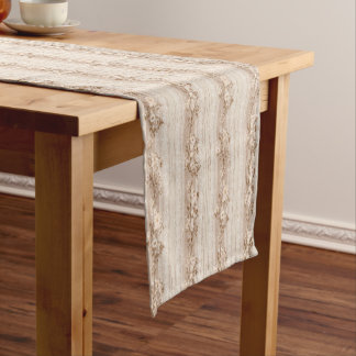De Table Court Couleurs dentelle florale vintage française chemin