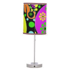 Fleurs colorées funky Paisley Hippie Lampe