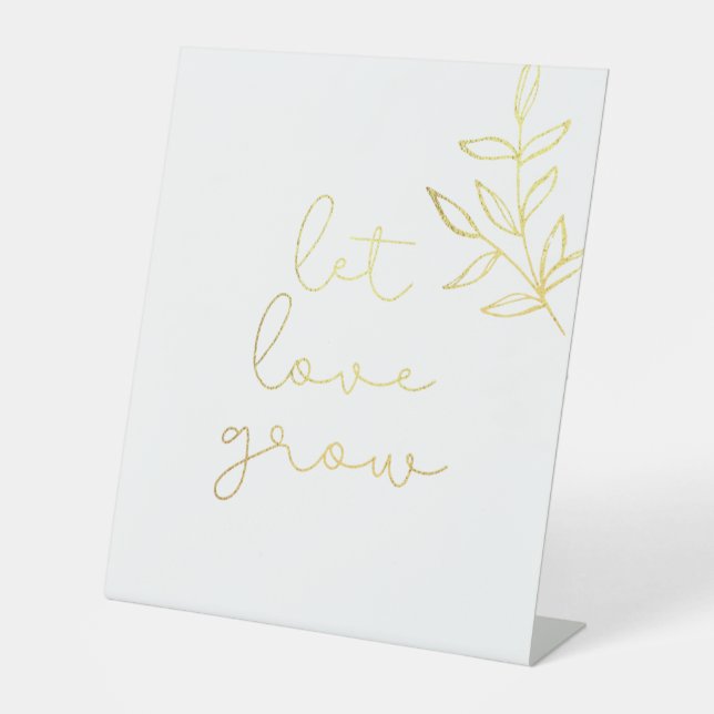 De Table Laisser l'amour grandir signe Mariage (Recto)