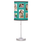 Lampe photo turquoise personnalisée